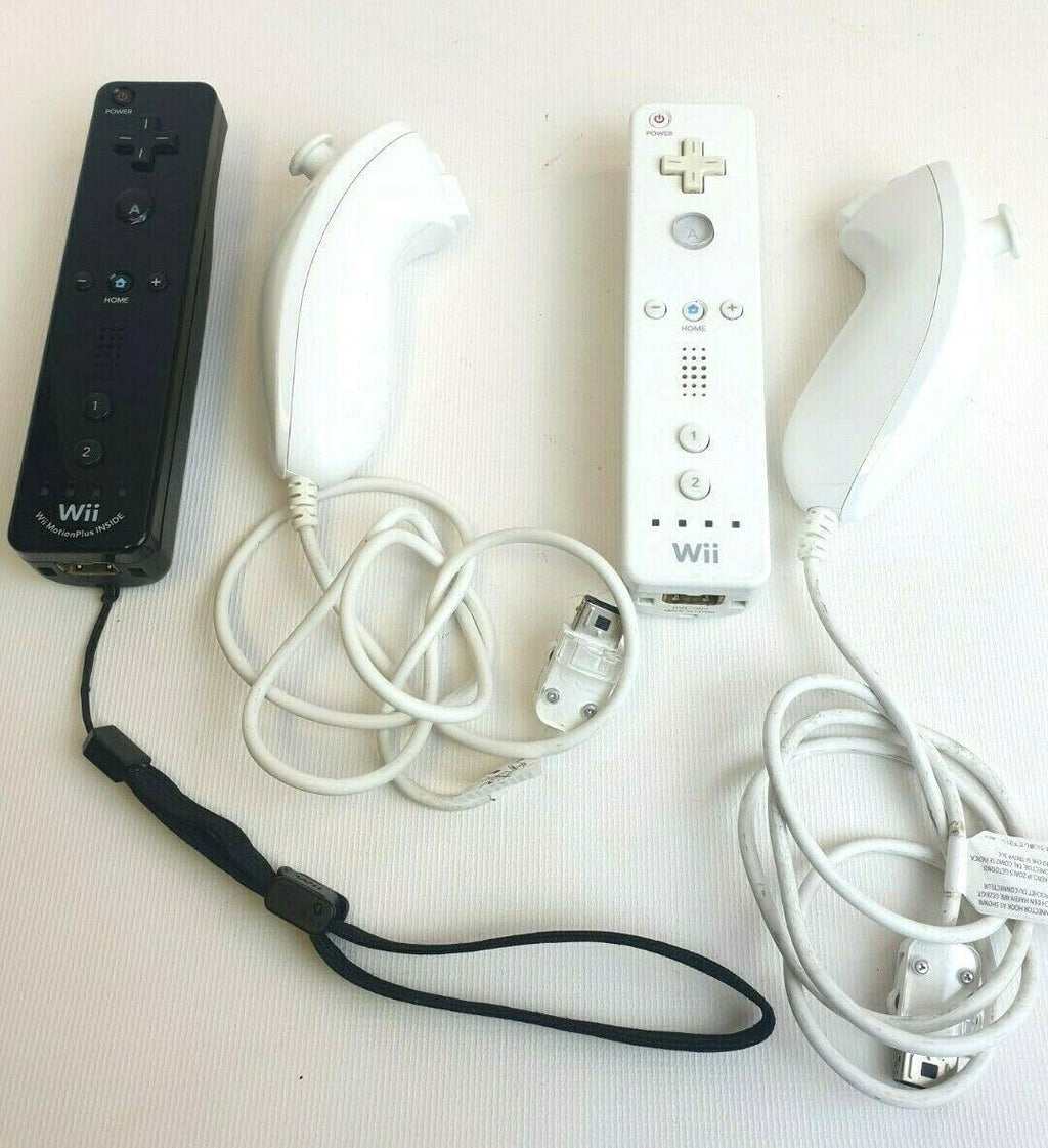 Wii RVL-001 Sensors 10 Games 2 Controllers Mario Kart Harry Potter Lego