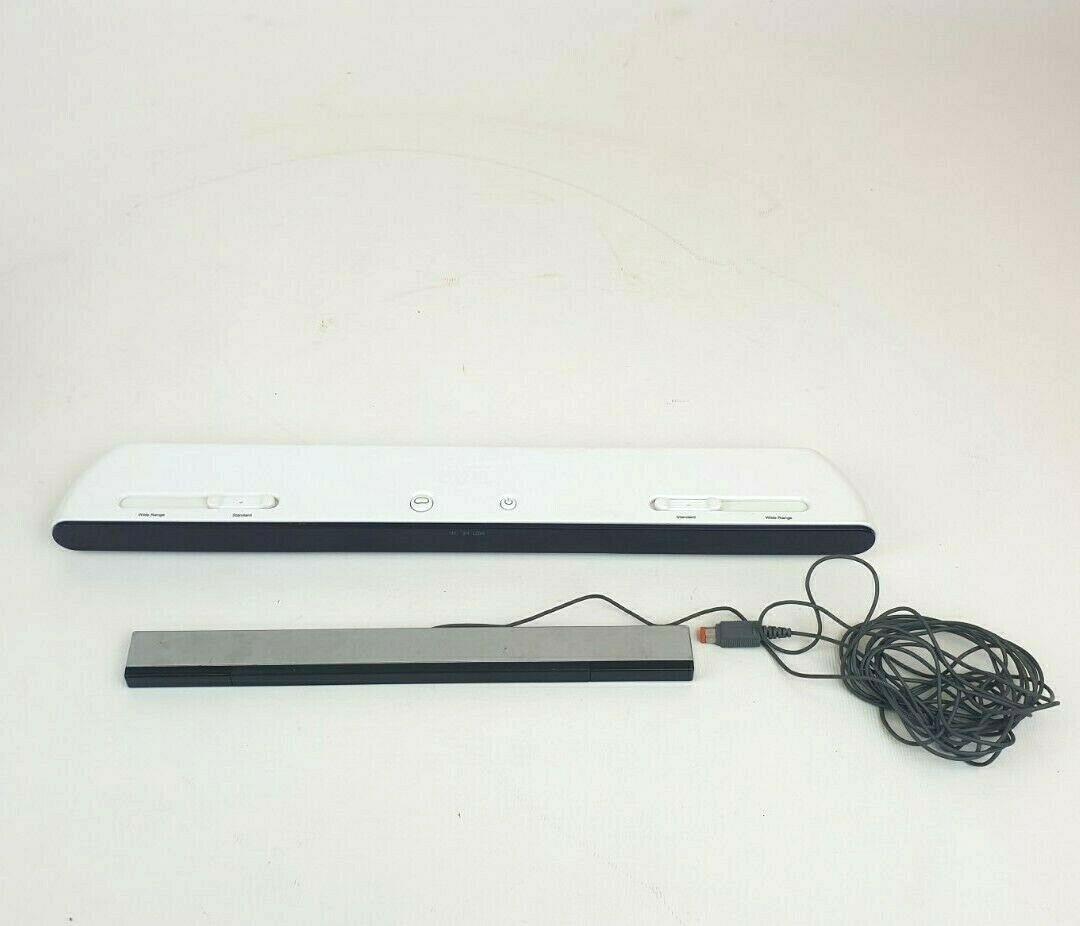Wii RVL-001 Sensors 10 Games 2 Controllers Mario Kart Harry Potter Lego