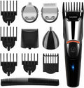 NAVANINO Trimmer Mens Barber Electric Waterproof 5 On 1.5 Heads Dual