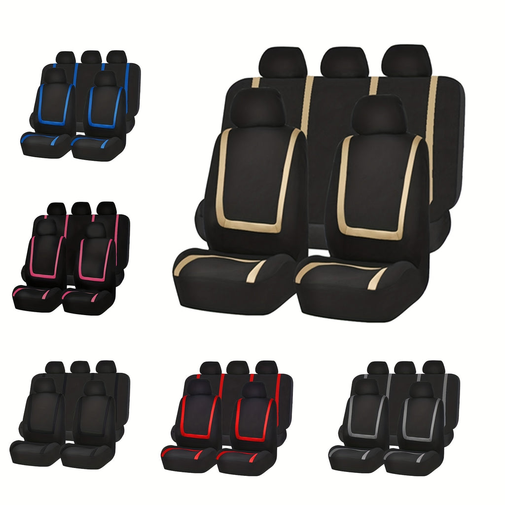9-Piece Universal Car Seat Interior Accessories Set - Add A Touch Of Style To Your Vehicle!