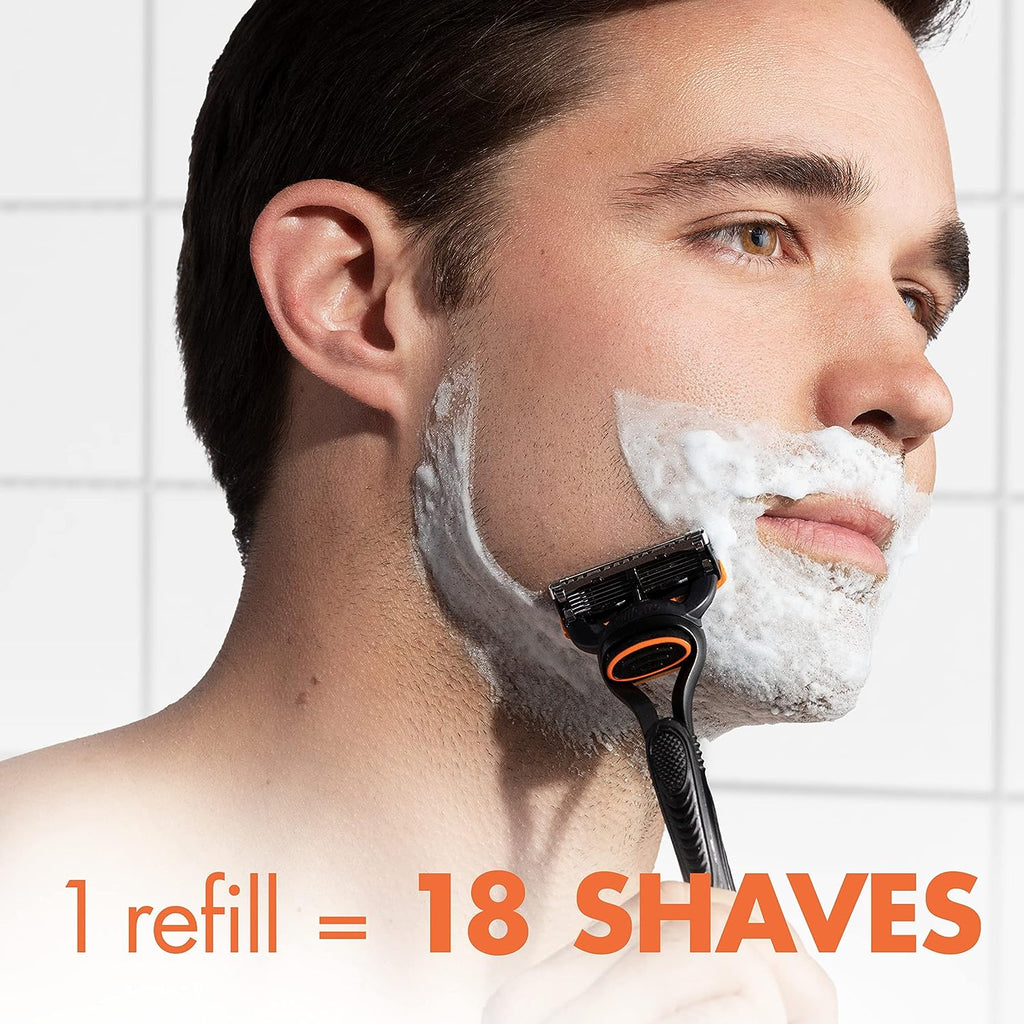 Gillette Fusion5 Mens Razor Blade Refills, 8 Count, Lubrastrip for a More Comfortable Shave