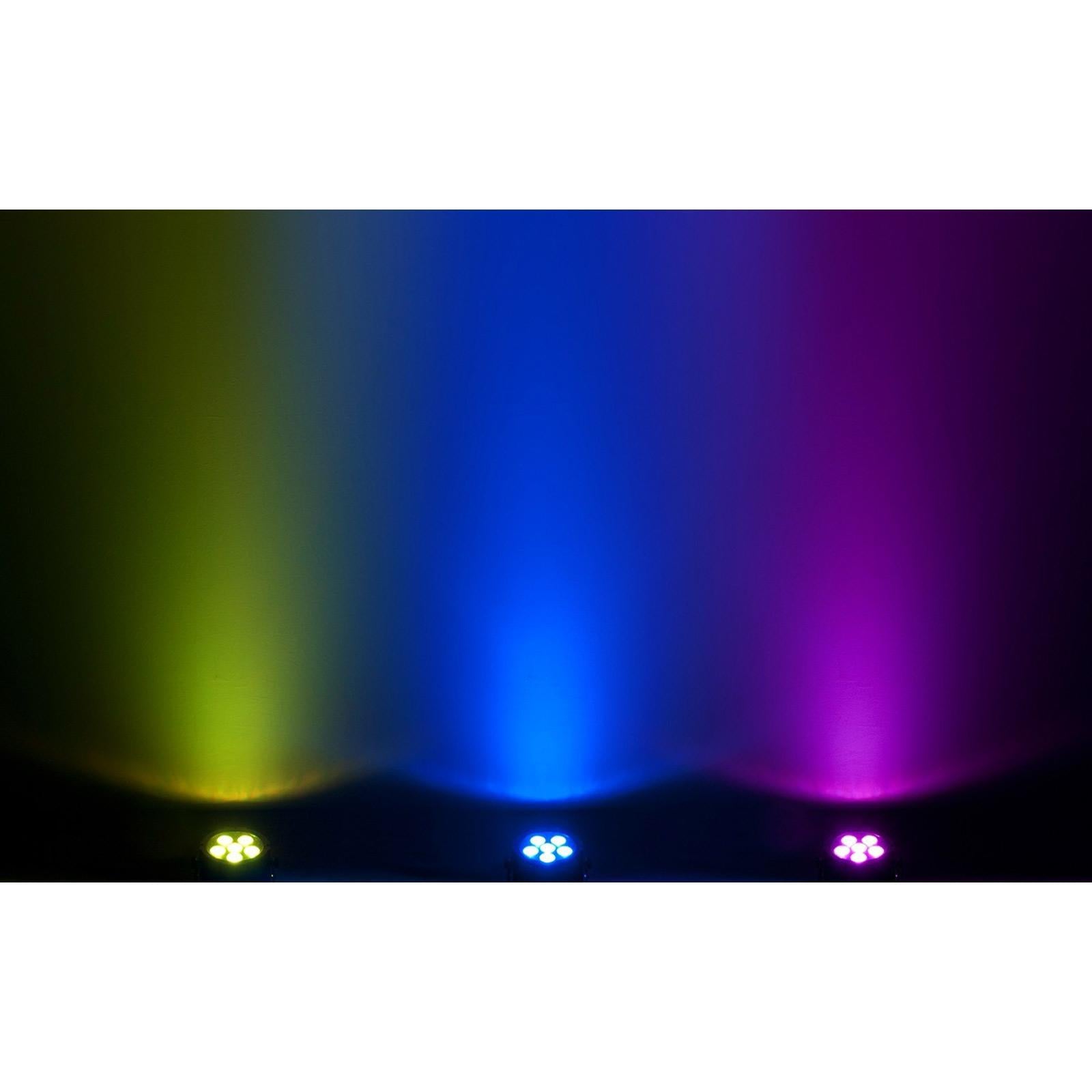 (2) Chauvet DJ Intimidator Spot 110 Lightweight LED Moving Head Spotlights with Hurricane 700 Fog Machine Package