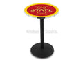 L214C42IowaSt 42 In. Chrome Iowa State Pub Table