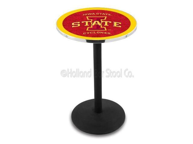 L214C42IowaSt 42 In. Chrome Iowa State Pub Table