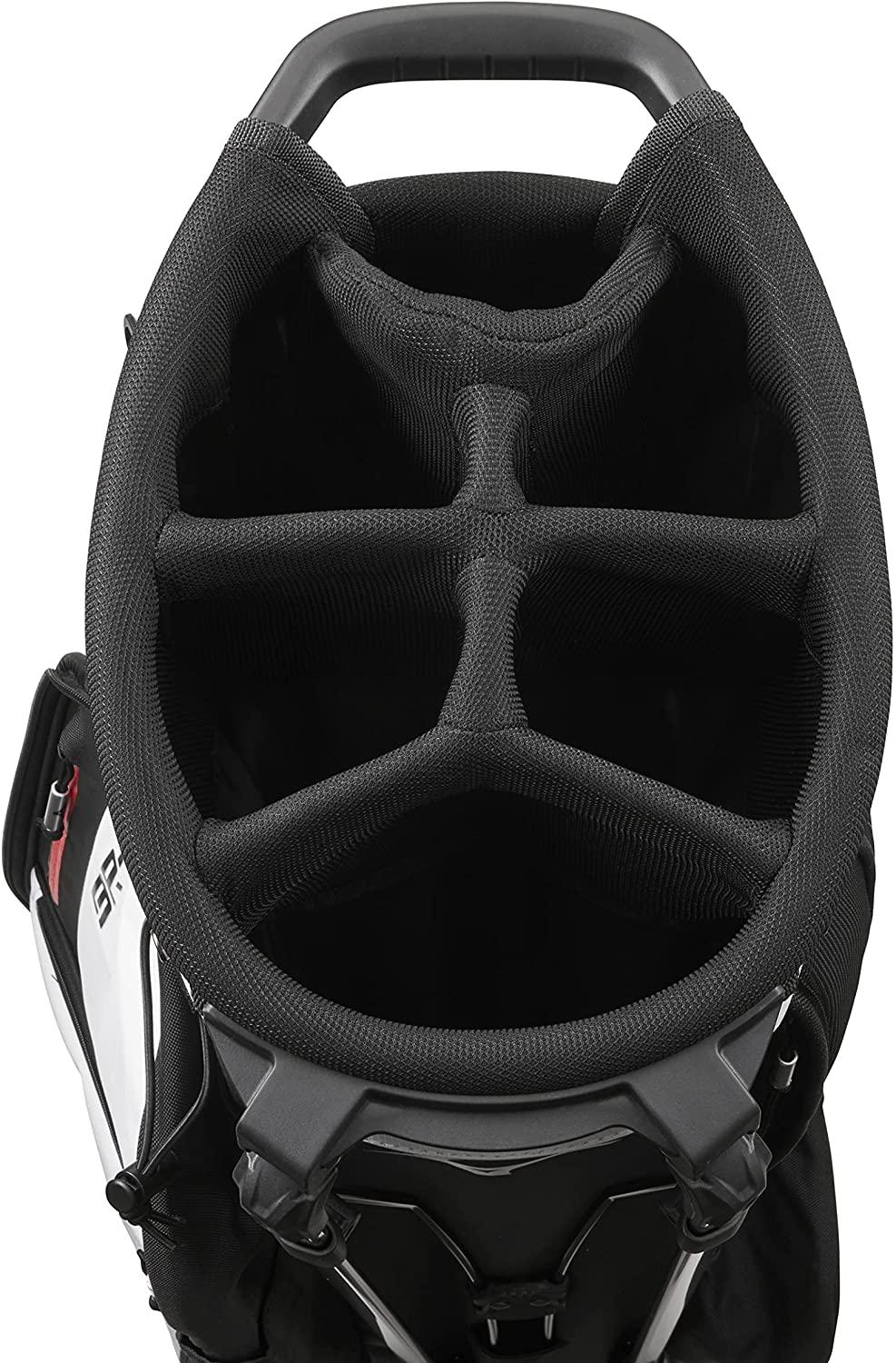 Mizuno BR-D4 6-WAY Golf Stand Bag | 6 Way Top Cuff | 3 Full Length Dividers | Dual Shoulder Straps | Full Length Stand Legs | Insulated Drink Pouch
