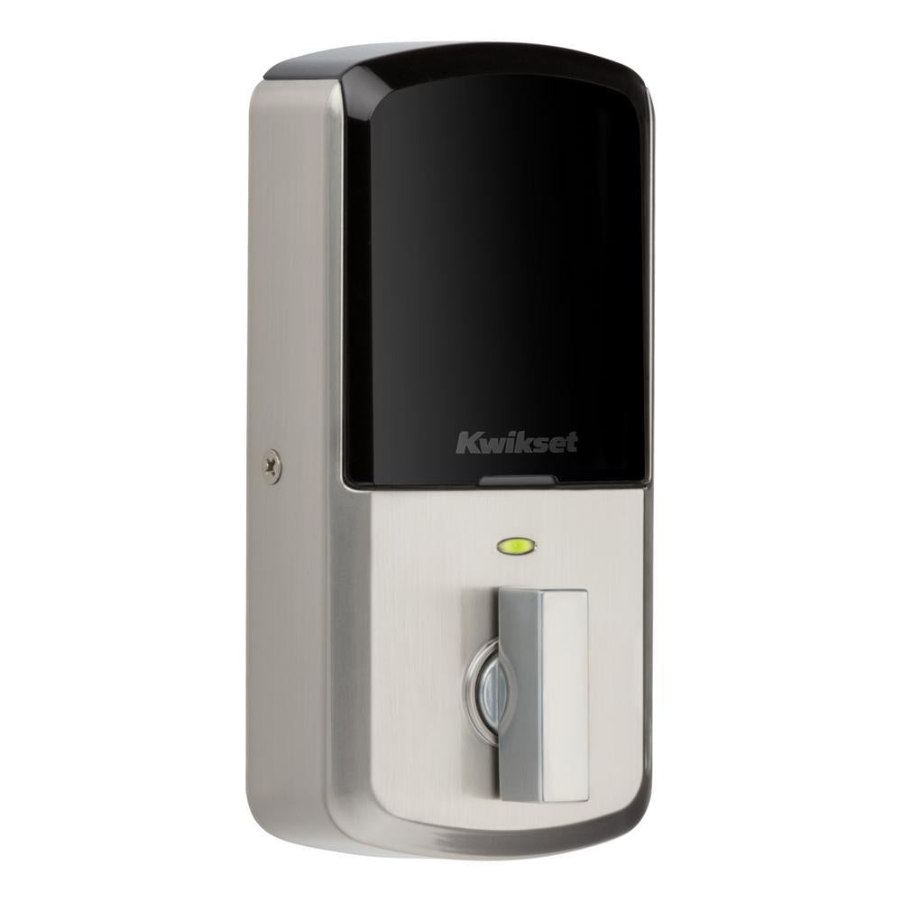 HALO Satin Nickel Single-Cylinder Electronic Smart Lock Deadbolt Featuring SmartKey Security, Touchscreen and Wi-Fi