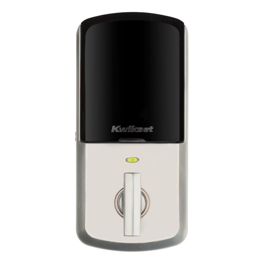 HALO Satin Nickel Single-Cylinder Electronic Smart Lock Deadbolt Featuring SmartKey Security, Touchscreen and Wi-Fi
