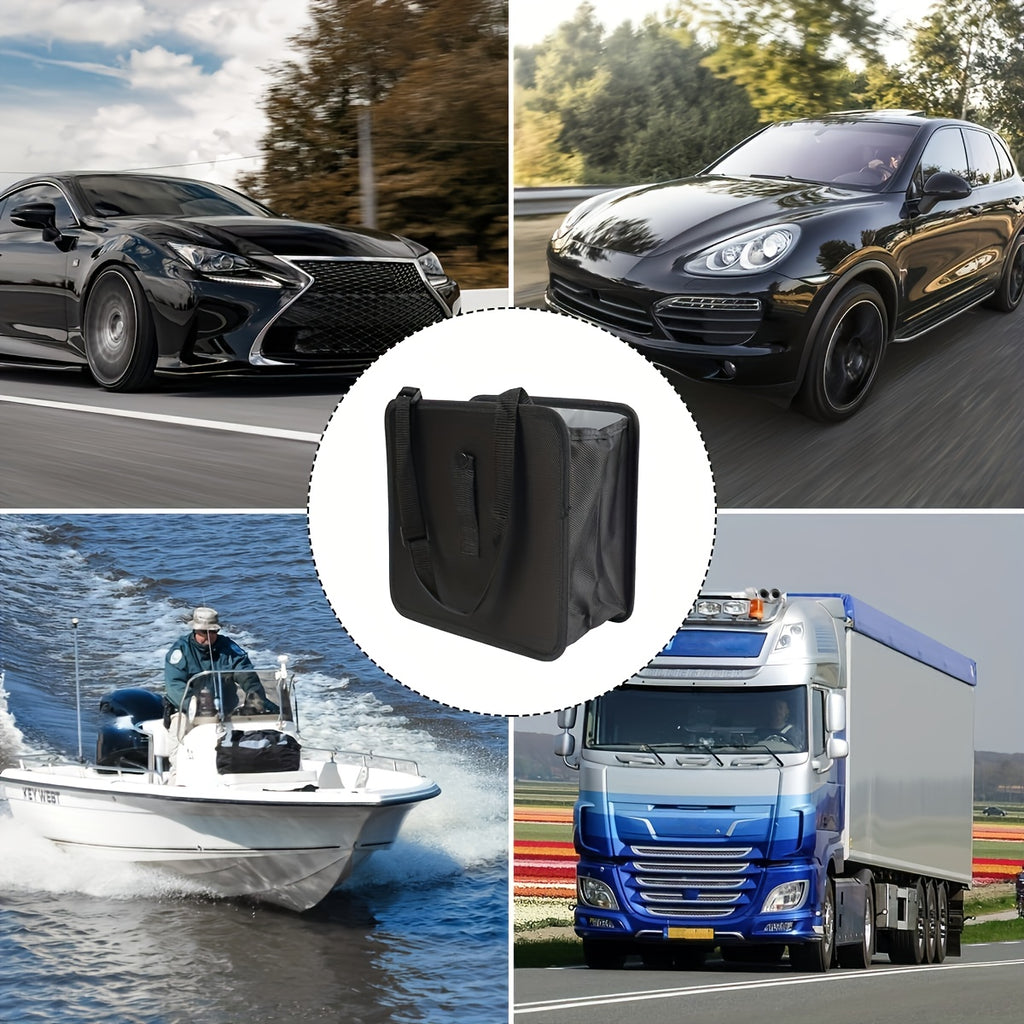 Foldable Car Trash Can, Hanging Waterproof Leakproof Trash Can StoraBag For Car With LarCapacity, Car Interior Accessories For Women &amp; Men Gift
