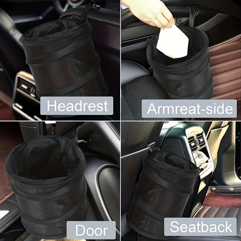 Keep Your Car Clean &amp; Organized with this Collapsible Car Trash Can!