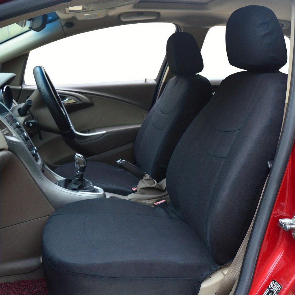 9pcs Polyester Fabric Car Seat Cover Universal Style Multi-color