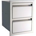 Valiant Series 17-Inch  Steel Double Access Drawer