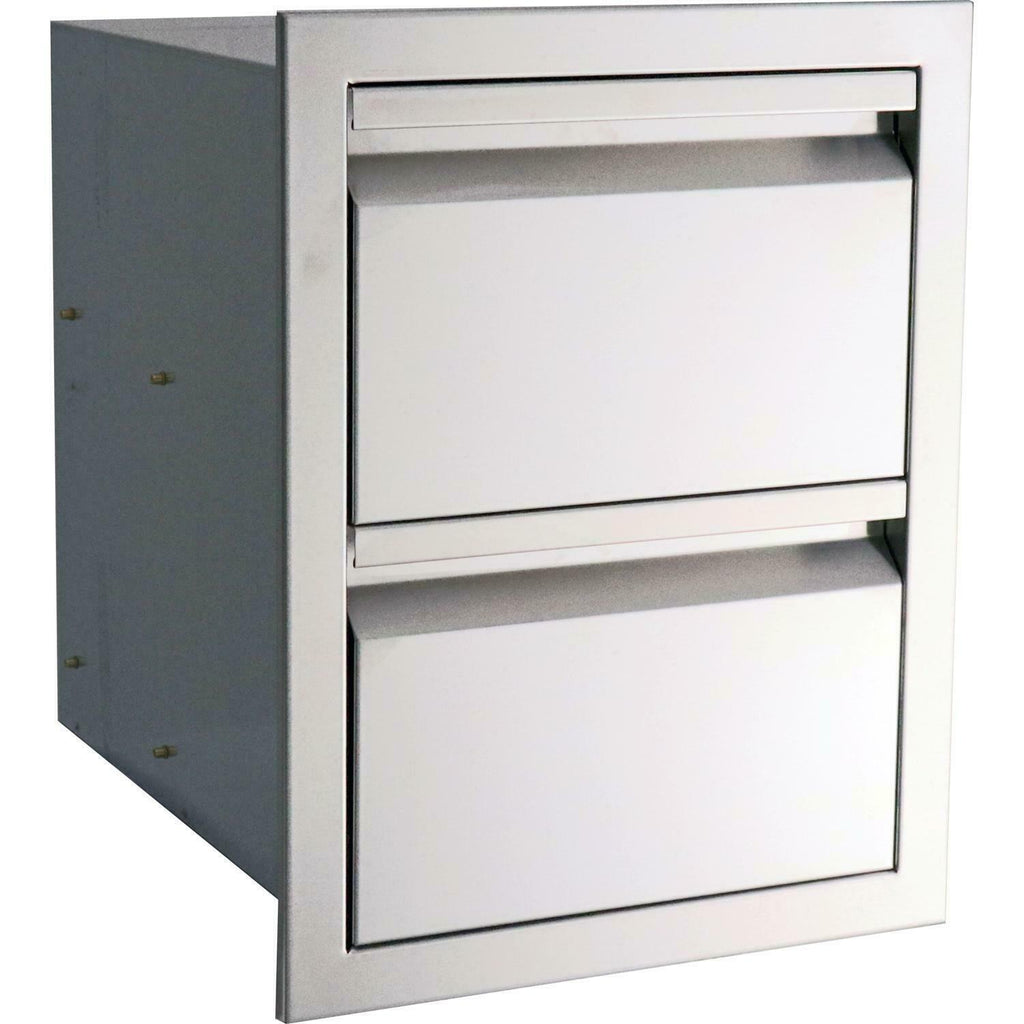 Valiant Series 17-Inch  Steel Double Access Drawer