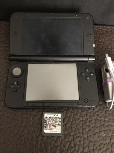 3DS XL Handheld Console - Blue/Black W/ Charger &amp; Pokémon Platinum Game