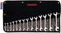 Wright Tool 733 Open End, Double Angle 15 and 60 Degrees (14-Piece)