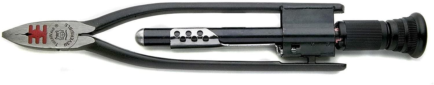 SK Hand Tool 7749 Safetywire Twisting Pliers Automatic Return - 9" with Tigerwave Cushion Throat