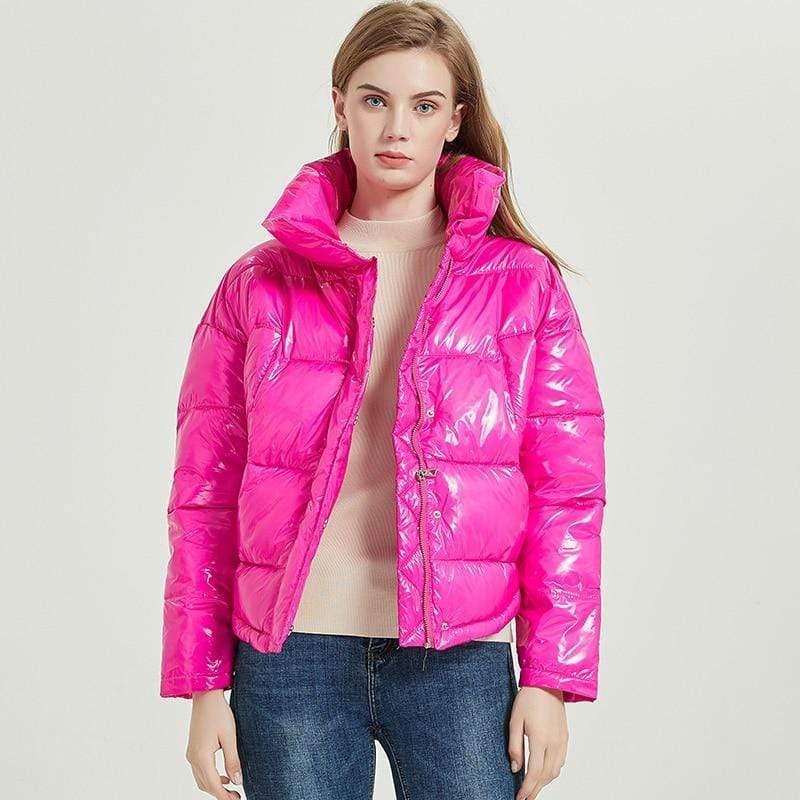shiny waterproof coat