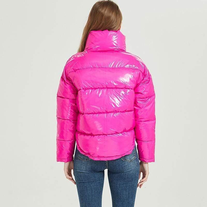 shiny waterproof coat