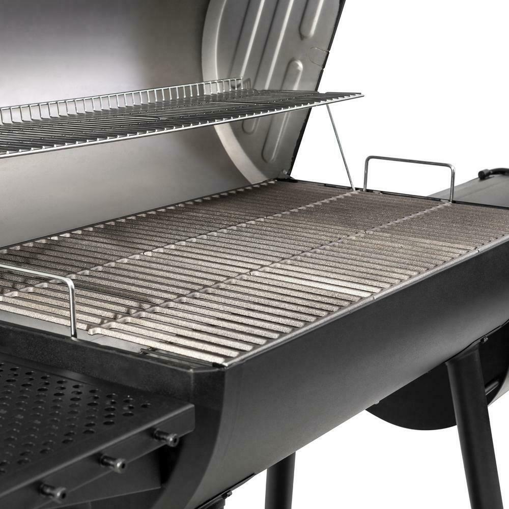 Offset Smoker Smokin' Champ Charcoal Black