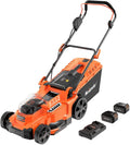 MAXLANDER 40V Cordless Lawn Mower 15 inch Brushless Motor 4.0AH Battery and Charger Included 6 Position Height