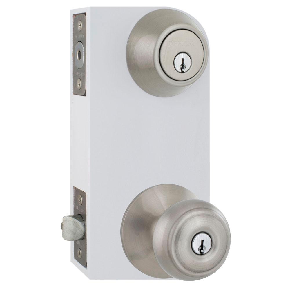 Hartford Satin Nickel Single Cylinder Keyed Entry Project Pack