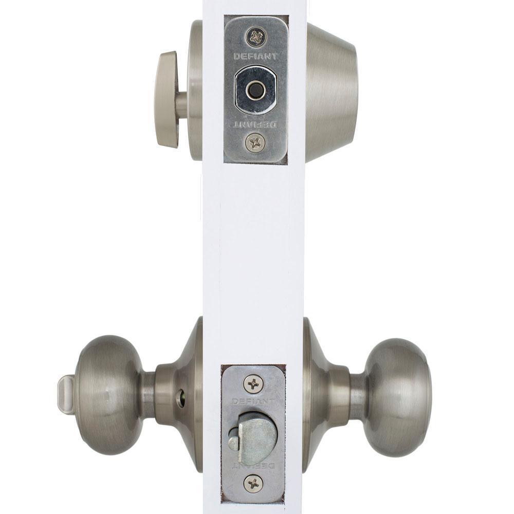 Hartford Satin Nickel Single Cylinder Keyed Entry Project Pack
