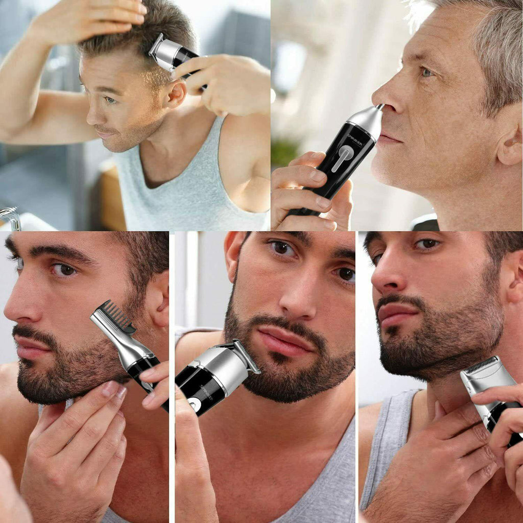 Sminiker Professional 5 in 1 Multi Functional Waterproof  Grooming Kit for Men