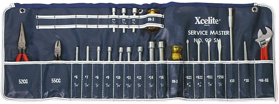 Xcelite 99SMN Industrial Hand Mixed Tools Sets Sockets
