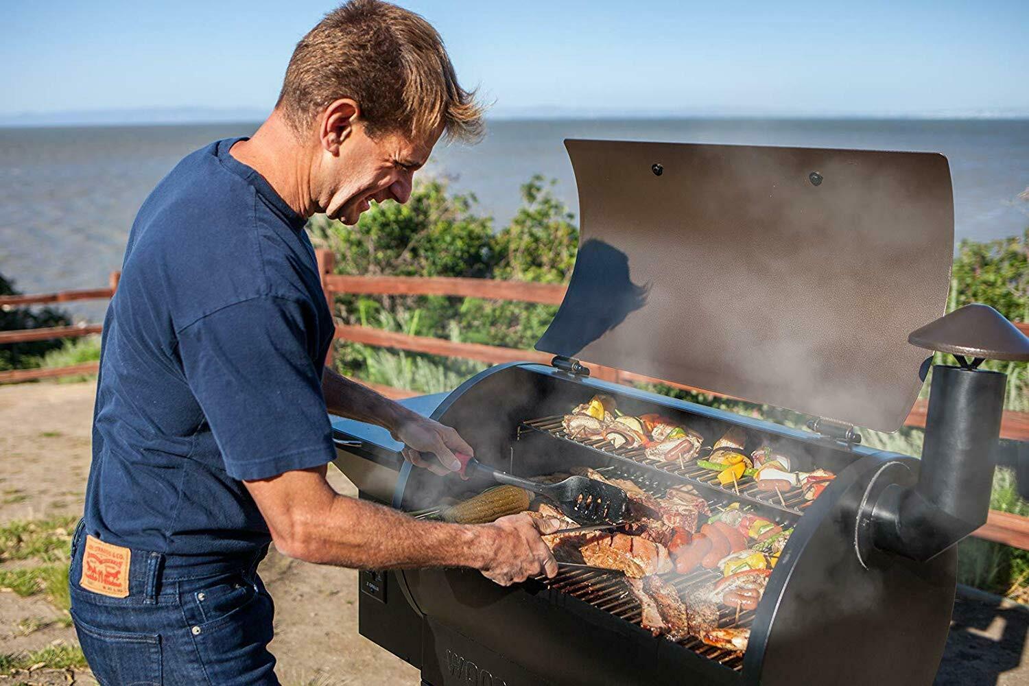 ZPG-700D 2021 Upgrade Pellet Grill & Smoker 8 in 1 BBQ Grill Cover