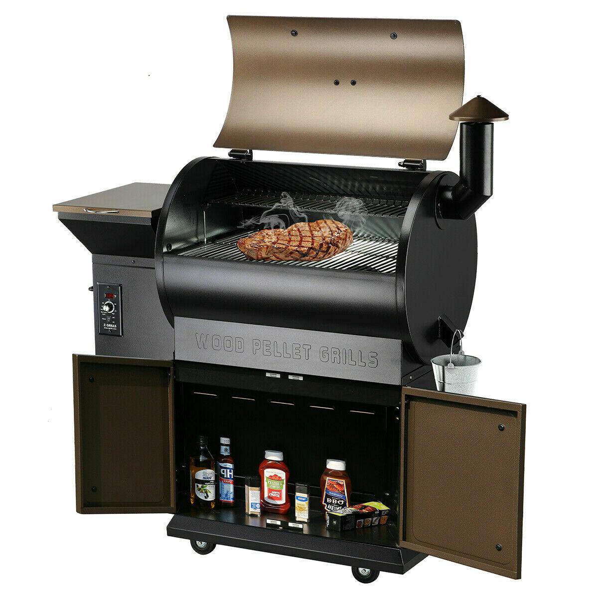 ZPG-700D 2021 Upgrade Pellet Grill & Smoker 8 in 1 BBQ Grill Cover