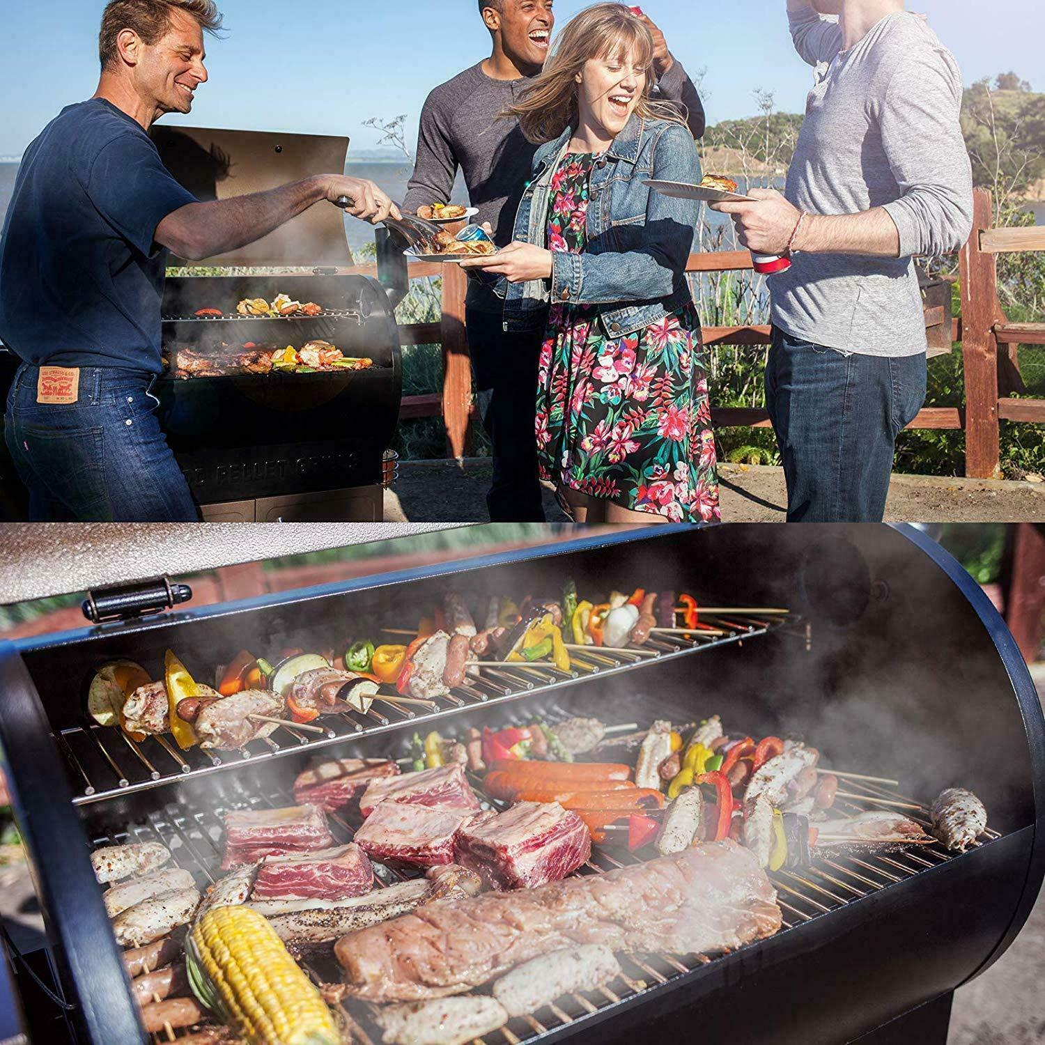 ZPG-700D 2021 Upgrade Pellet Grill & Smoker 8 in 1 BBQ Grill Cover
