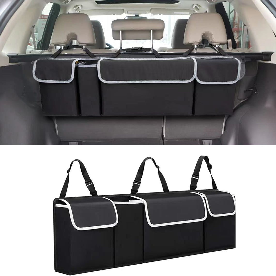 Adjustable Car Trunk StoraBag,Rear Seat StoraBag