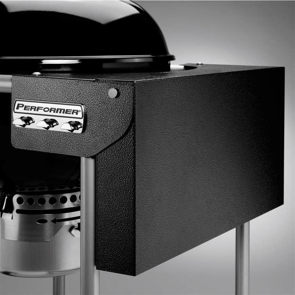 22 in. Performer Charcoal Grill Black -In Thermometer StoraRack