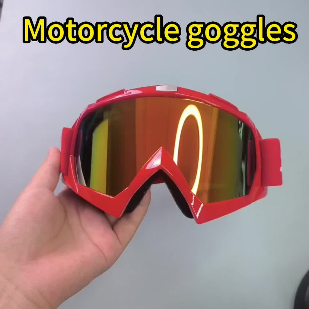 Windproof Motorcycle Glasses Sports Goggles, ATV Windbreak Sand Safety Goggles For Helmet Motorbike Motorcycles Goggles