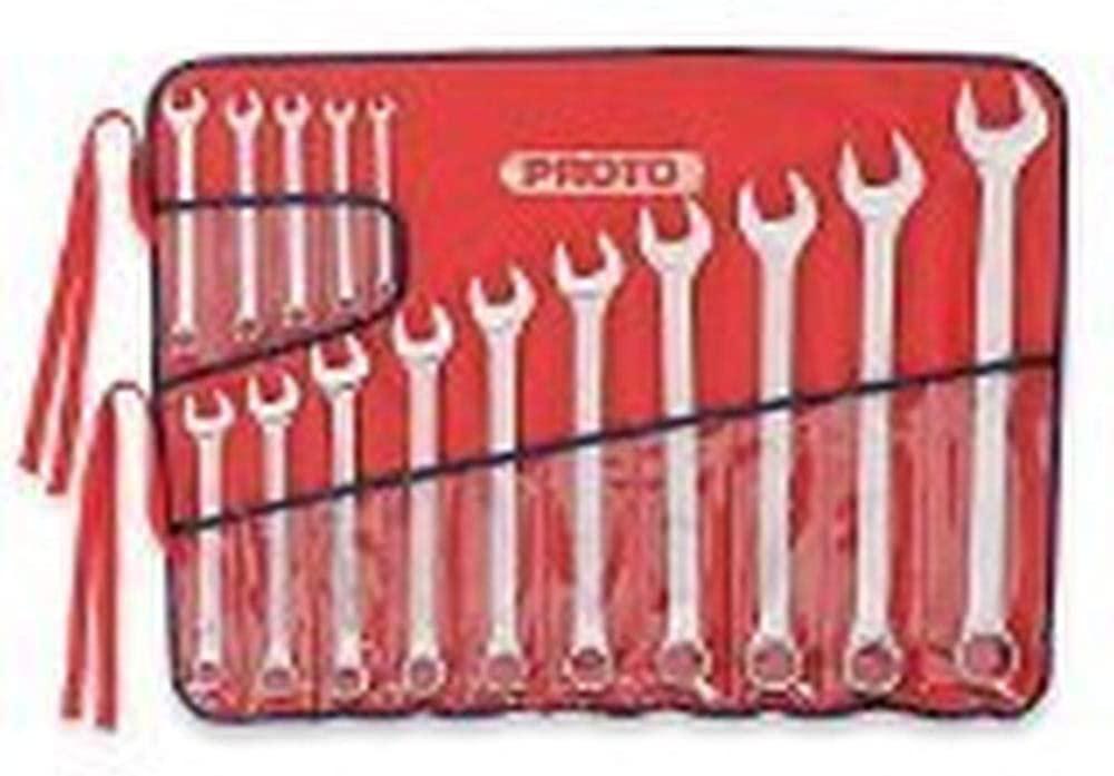 Stanley Proto J1200FASD Combination Wrench Set, 15-Piece, 12 Point