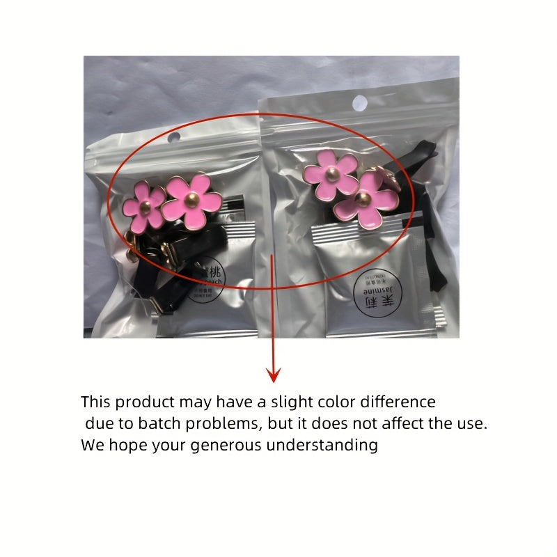 Small Daisy Flower Car Air Outlet Perfume Decorative Clip Car Accessories For Women