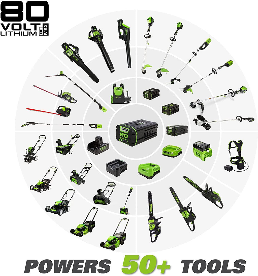 Greenworks Pro 80V 21-Inch Brushless Self-Propelled Lawn Mower 4.0Ah Battery and Charger Included, MO80L410