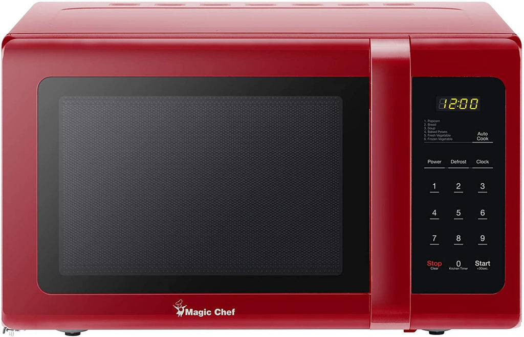 Magic Chef MCD993R 0.9 Cubic-ft Countertop Microwave (Red)