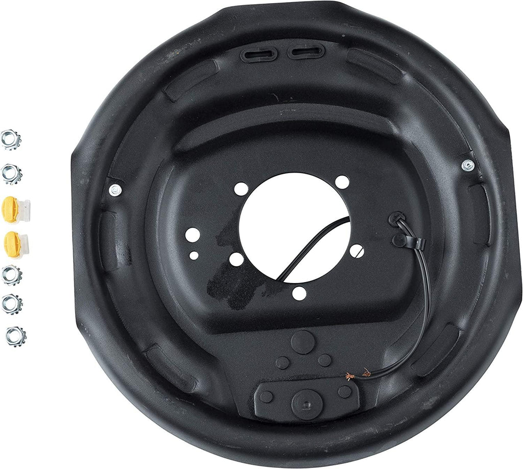 Lippert Components 296652 Forward Self-Adjusting Brake Assembly for Right Side, 12” X 2” with 4,000-7,000 lbs. Capacity , Black