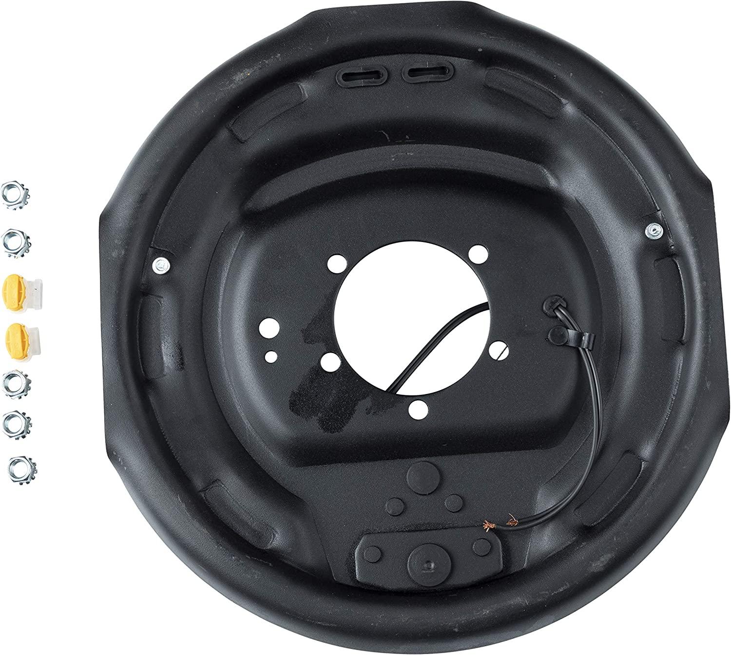 Lippert Components 296652 Forward Self-Adjusting Brake Assembly for Right Side, 12” X 2” with 4,000-7,000 lbs. Capacity , Black