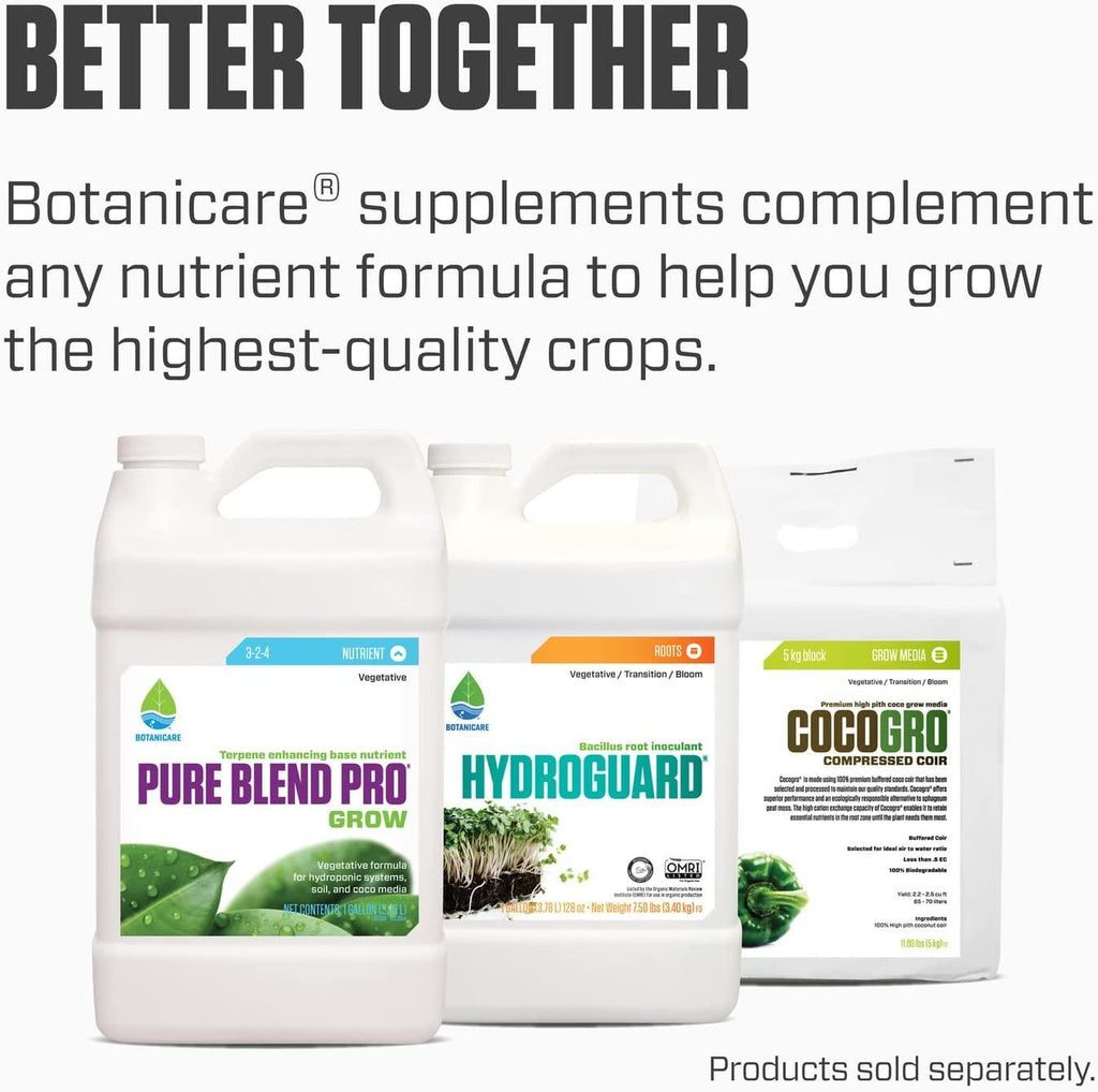 Botanicare Cal-Mag Plus, A Calcium, Magnesium, And Iron Plant Supplement, Corrects Common Plant Deficiencies, Add To Water Or Use As A Spray, 2-0-0 NPK, 5 Gallon