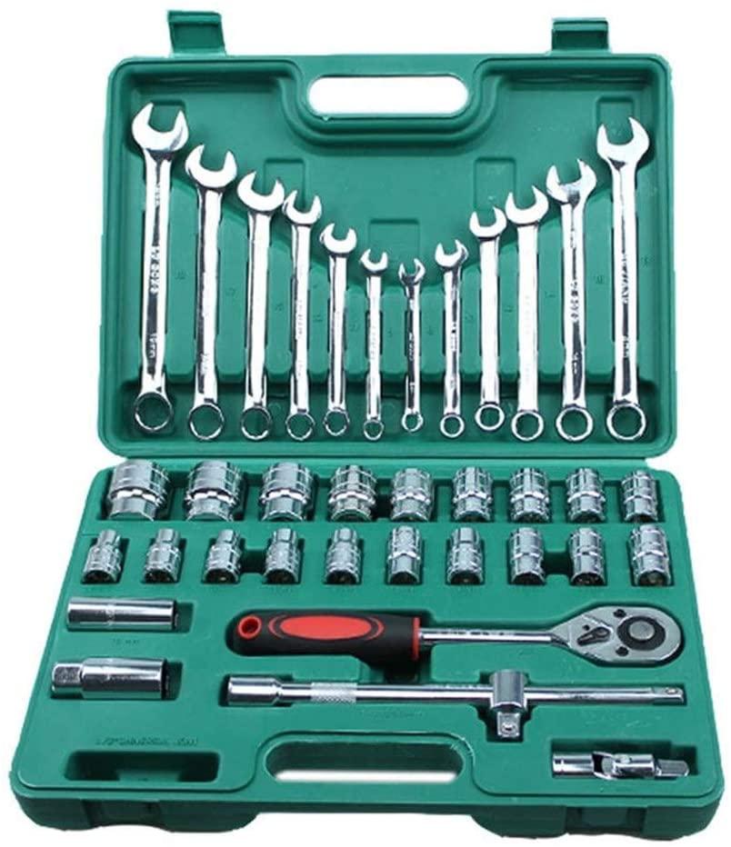 Peixiang Sturdy Hand Tools 37pcs Car Repair Torque Wrench Tool Combination Tool Set Mechanics Hand Tool Kits Ratchet Socket Spanner Safety