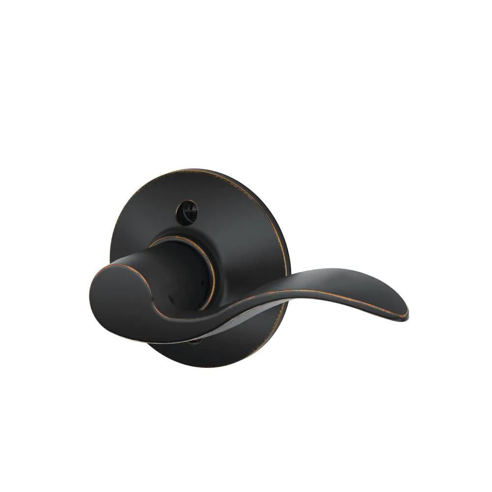 Accent Aged Bronze Right Handed Dummy Door Lever