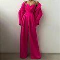 Sling waist straight mopping jumpsuit