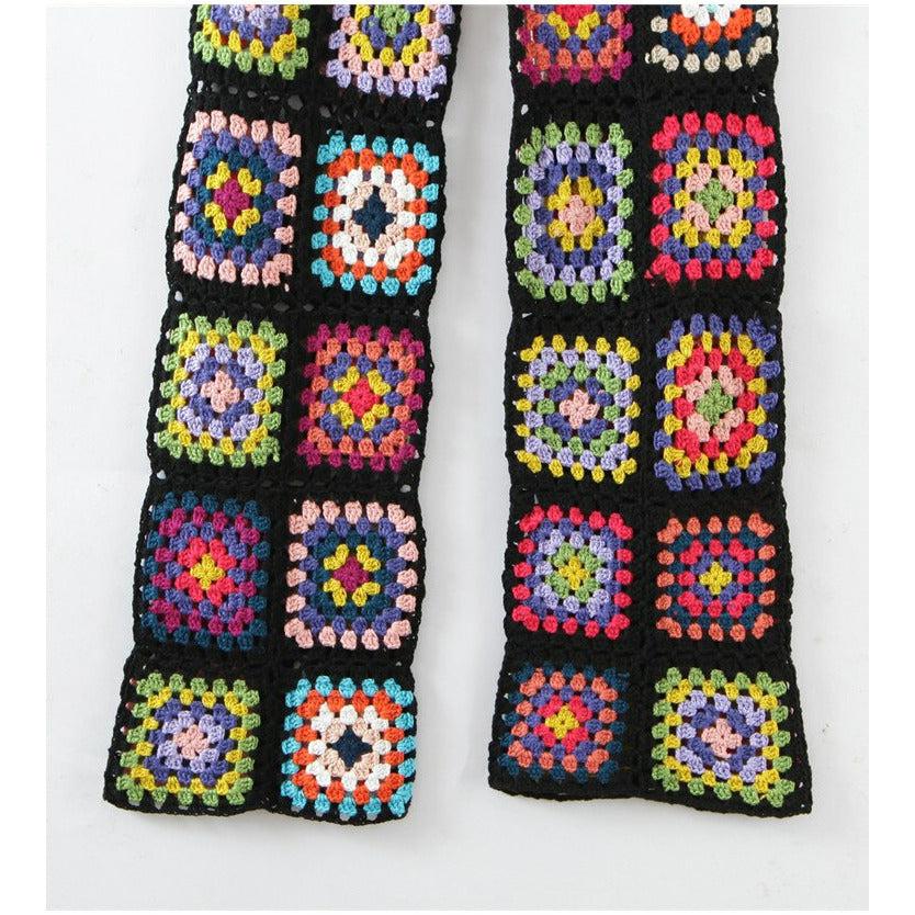 summer vintage crochet pants