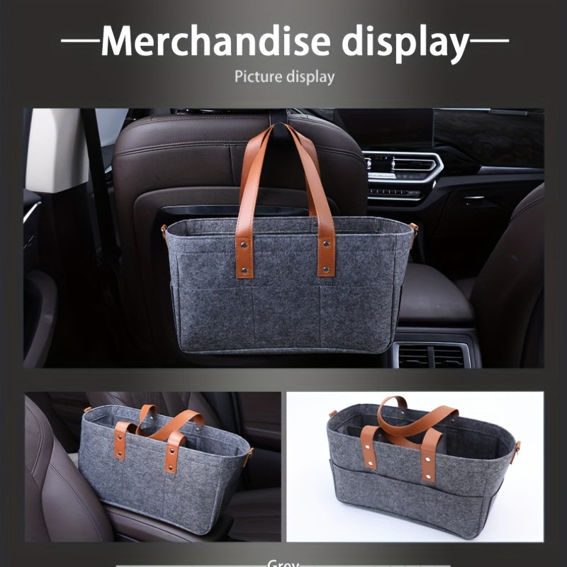 Folding StoraBag, For Trunk, Household, Multifunctional Hanging Bag, Hanging Basket Cart, Portable Bag, Practical Supplies For Car