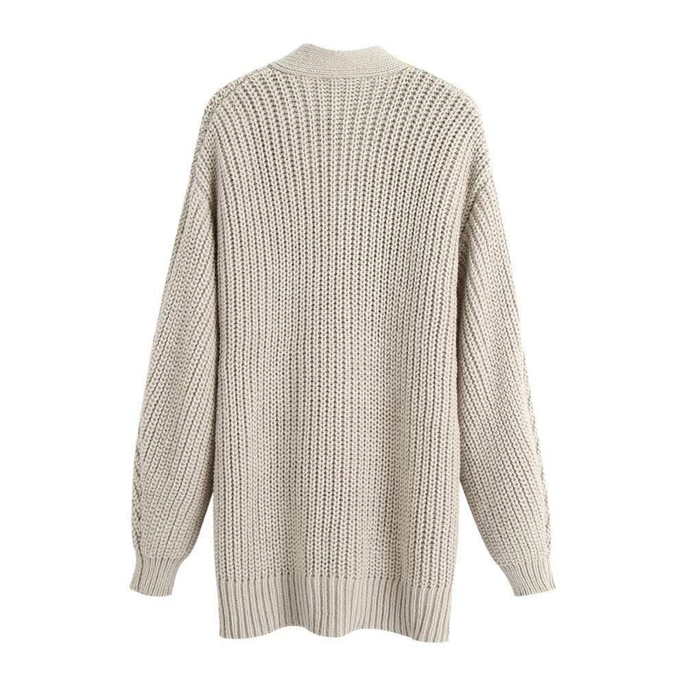 tied wrap knitted cardigan sweater