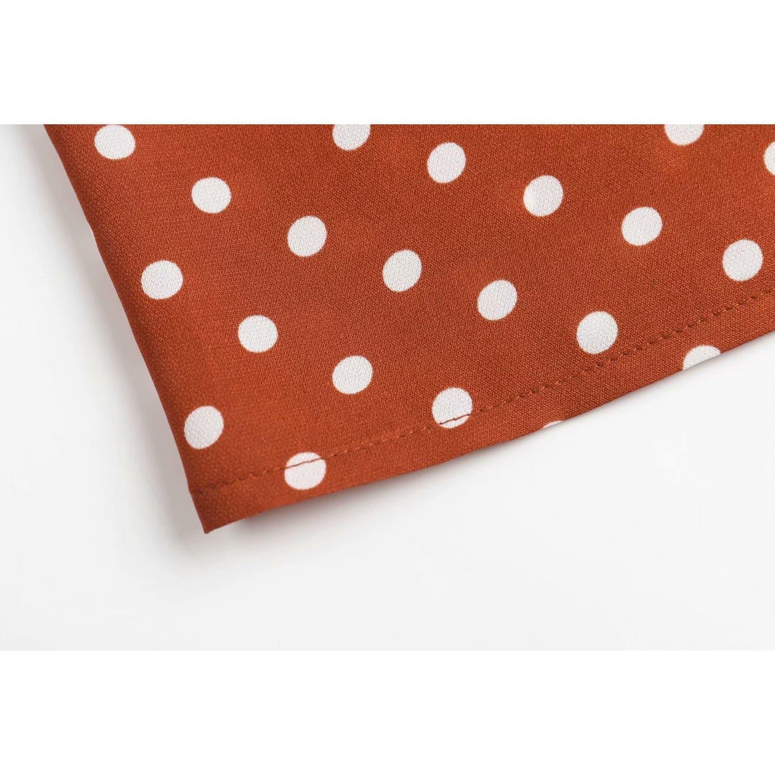 polka dot long dress