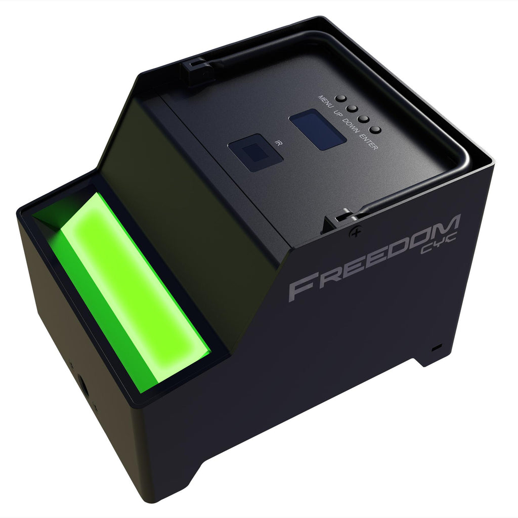 Chauvet DJ Freedom CYC Wireless Battery Wide Surface Wall Wash Up Light+Fogger