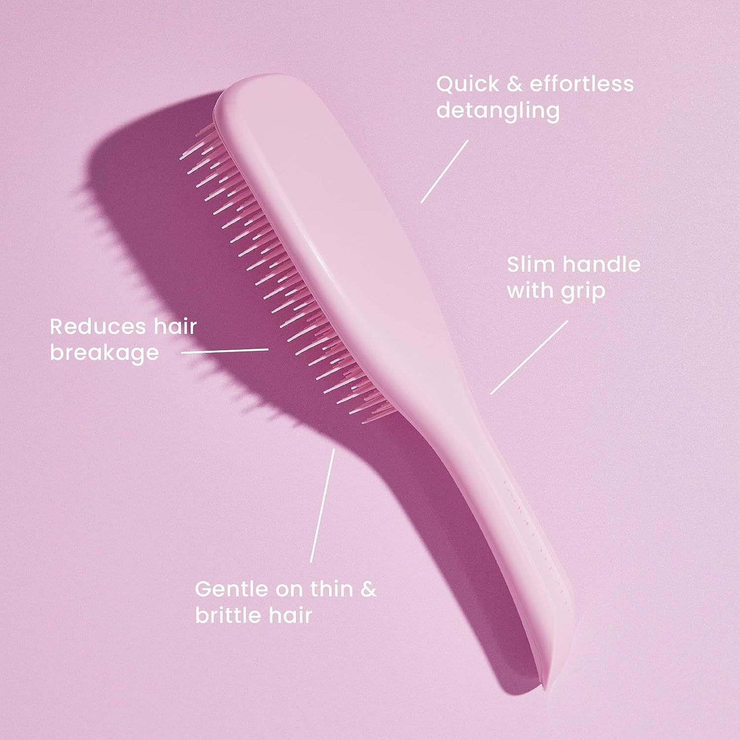Tangle Teezer The Wet Detangler Fine &amp; Fragile, Pink Dust