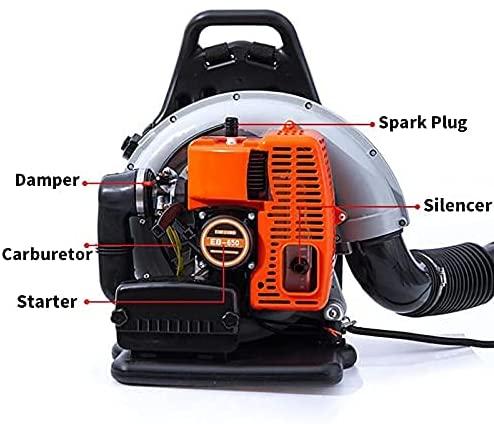 2-Strokes Backpack Gas-Powered Backpack Blower Commercial Gas Leaf Blower